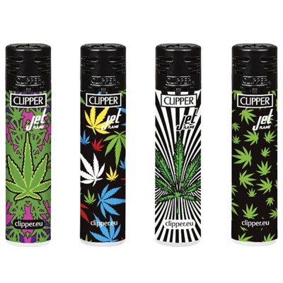 Αναπτήρας Clipper Jet Flame Colorful Weed